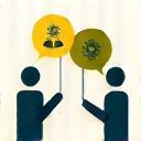 Icon representing consultation